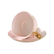 250 Ml Coffee Marbled Cups and Saucers Cappuccino Gift Choice Travel