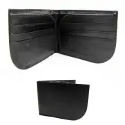 Travelon RFID Blocking Leather Front Pocket Wallet Id Card Mens Black Billfold