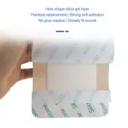5pcs Silicone Foam Dressing Waterproof Wound Dressing Bandage With Border F BT0