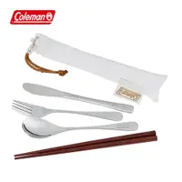 在飛比找PChome24h購物優惠-【Coleman】單人不鏽鋼食器組 / CM-38933(露