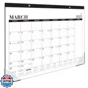 2025-2026 Desk Calendar - Mar.2025 - Aug.2026, 18 Months Large Monthly Desk C