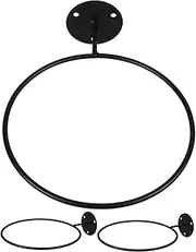 Toddmomy 3pcs Ball Rack Peanut Ball Holder Sport Football Stand Wall Panel Football Posters Wall Mounted Ball Holder Display Balls Holders Outdoor Basketball Pickleball Net Rim