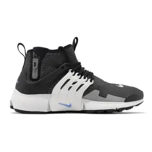 Nike 休閒鞋 Air Presto Mid Utility 男鞋 黑 高筒 襪套式 支撐 經典 DC8751-002