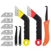 11 Pack Grout Removal Tool Kit, 2 Tile Saws with 6 Extra Blades +...