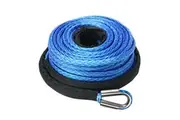 10MM X 30M Synthetic Winch Rope Dyneema Sk75 Tow Recovery Cable 4WD Car Blue