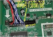 TP.VST59S.PB813 Three in One Universal TV Motherboard LED Screens 66-94v Adaptive Backlight(XVGA 1366x768)
