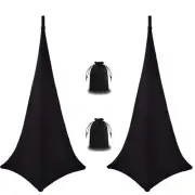 Speaker Stand Cover Tripod Stand Skirt, DJ Speaker Stand Tripod Cover Scrim 3...