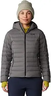 [Mountain Hardwear] Women's Deloro Down Full Zip Hoody, Sediment-New 2024, Large