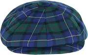 [Epoch hats company] Men's Tartan Plaid Wool Newsboy Cap
