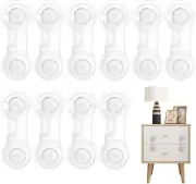 Child Safety Locks, 10Pcs Baby Proof Cupboard Locks, Child Locks for Cabinets...
