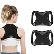 Expandable Back Posture Support Flexible Shoulder Back Brace Belt Back Correct Belt