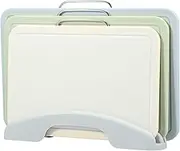 Kitchen Chopping Board Set,Cutting Board Set with Stand,Chopping Board Stand,3 Sizes Cutting Board Set,Double Sided Kitchen Cutting Board Set for Home Kitchen