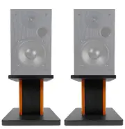 (2) 8” Wood Bookshelf Speaker Stands For MTX MONITOR5I Bookshelf Speakers