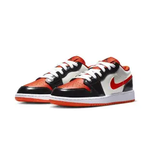 【NIKE 耐吉】AIR JORDAN 1 LOW SE GS 女鞋 大童鞋 運動 休閒鞋 橘黑白色(DV1335800)