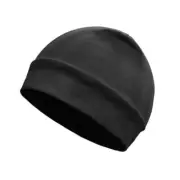 Unisex Cotton Beanie Hat Thin Running Skull Cap Winter Summer One Size Black