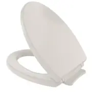 TOTO Elongated Toilet Seat + Lid Closed Front Soft-Close Plastic Sedona Beige
