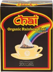Chai Tea Organic Rainbow Chai Tea Bags | 20 tea bags
