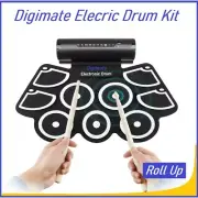 Digimate Portable Electronic Roll Up Drum Kit 9 Pad Silicone Drum Kit