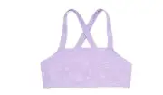 Wonder Nation Terrycloth Cross-Back Swimsuit Top Only w/ UPF 50 Size Large 10/12