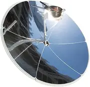 Concentrating Solar Cooker, 1800W High Efficiency Parabolic Sun Oven, Outdoor Camping Barbeque Cooking Food Concentrating Heat Tool for Outdoor Barbeque Picnic