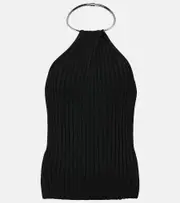 [Galvan] Galvan Rhea metallic halterneck top AU 10 metallic