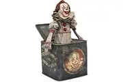 Diamond Select Toys It Chapter Two Gallery: Pennywise in The Box PVC Diorama, Multicolor
