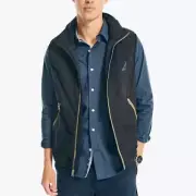 Nautica NavTech Water Resistant Hooded Vest Jacket Size XXL -True Black-