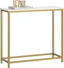 FSB29-G Gold Console Table Side Table End Table Hallway Table Living Room Ta...