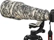 Rolanpro Waterproof Lens Cover for Canon RF 600mm F4 L is USM Camouflage Rain Cover Lens Protective Sleeve Case-#UCP Snow Waterproof
