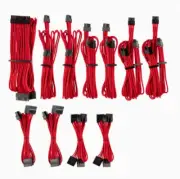 For Corsair PSU - Red Premium Individually Sleeved DC Cable Pro Kit, Type 4 (Gen