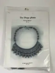Linda Richmond Beaded Necklace Kit Fan Fringe Choker Pattern & Beads
