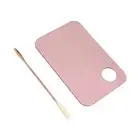 Rose Gold Foundation Mixing Tray Spatula Set Foundation Holder Plate Makeup NOW