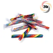 24x Sticks Atkinson's Wild Cherries Rainbow Candy Sticks | .7oz | Fast Shipping