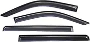 QVQOCUKS Window Rain Guards Vent Shades Compatible for Toyota Tundra CrewMax 2022-2023 in-Channel Window Deflectors Rain Guards