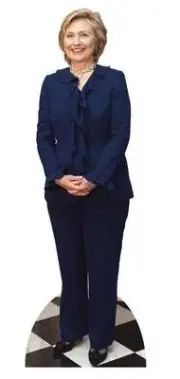 Hillary Clinton USA Politician LIFESIZE CARDBOARD CUTOUT / STAND UP / STANDEE