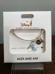 Disney Alex and Ani Arendelle Aqua Minnie Mouse Ears Bangle Bracelet Headband