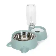 1Pcs Blue Pet Dog Cat Bowl Fountain Automatic Food Water Feeder Container for Ca