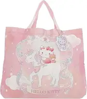 マルシン(Marushin) Marushin 3065018300 Sanrio Hello Kitty Lesson Bag, Unicorn and Kitty, Handbag, Kindergarten, School Entrance Preparation, Kindergarten, Elementary School, Girls, Characters, Water Repellent,