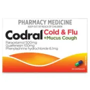 Codral Cold & Flu + Mucus Cough 48 Capsules