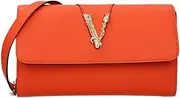 [Versace] Medusa Women's Orange Leather Clutch Bag