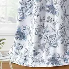 Blackout Curtains 84 Inch Length 2 Panels Set Floral Print Curtain Drapes for Li