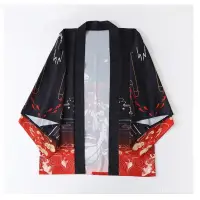 在飛比找蝦皮購物優惠-羽織 日本服飾 日式 半纏 和服 睡衣 日本風 日本服飾 壽