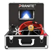 Pranite 7D1-DC 512GHz 30m/100ft Cable 7" LCD Sewer Drain Pipe Inspection Camera