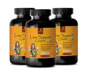 liver cleanse - LIVER SUPPORT COMPLEX - ginseng extract - 3 Bottles 180 Capsules