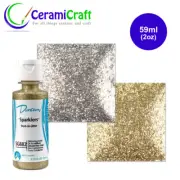 Duncan Sparklers Brush On Glitter 59ml, Acrylic Paint, Craft, Ceramic, Pottery