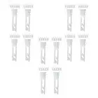 12Sets Repair Vertical Blinds Pulley Vertical Blinds Accessory White Blind Stems