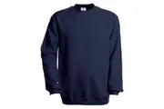 B&C Unisex Set In Modern Cut Crew Neck Sweatshirt (Navy Blue) - UTBC2013