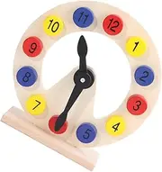 CIYODO Clock for Educational Cognition Puzzle Preschool Learning Prop Develops Math Skills Safe Teaching Aid