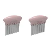 6pc Melii Luxe Girl Crinkle Cutters Assorted Blades Wavy Slicer Kitchen Tool
