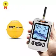 Wireless Portable Fish Finder Sonar Depth Sounder Alarm Ocean River Lake New
